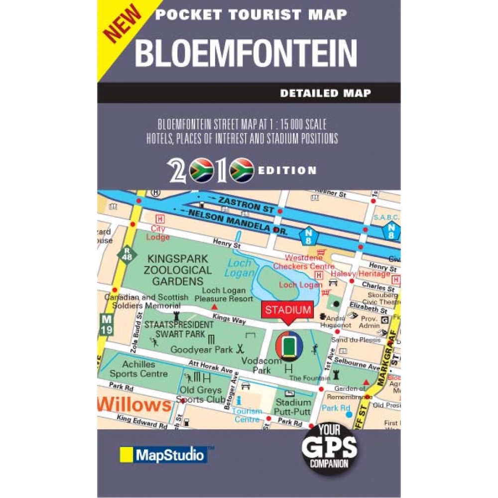 Bloemfontein Pocket map Map Studio